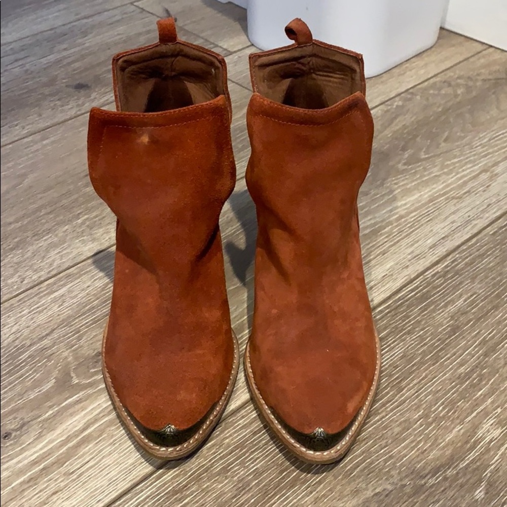 Jeffery Campbell suede bootie size 8.5